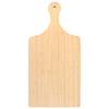 BambooMN Bamboo Paddle Cutting and Serving Board, Charcuterie Boards for Meat, Vegetables, Fruits, Bread, Kitchen Cutting Board with Handle - 17" x 8" x 0.75" - 1 Piece view 1