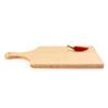 BambooMN Bamboo Paddle Cutting and Serving Board, Charcuterie Boards for Meat, Vegetables, Fruits, Bread, Kitchen Cutting Board with Handle - 17" x 8" x 0.75" - 1 Piece view 2