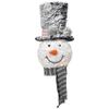 25" Lighted Snowman with Black Frosted Top Hat Christmas Tree Topper view 1