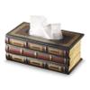 Bibliophiles Book Tissue Dispenser | Covers Standard Box | Facial Tissues Holder | Office, Living Room, Bedroom, Bathroom
