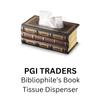 Bibliophiles Book Tissue Dispenser | Covers Standard Box | Facial Tissues Holder | Office, Living Room, Bedroom, Bathroom view 2