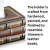 Bibliophiles Book Tissue Dispenser | Covers Standard Box | Facial Tissues Holder | Office, Living Room, Bedroom, Bathroom view 4