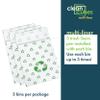 Clean Cubes 30 Gallon Disposable Pop-Up Trash Cans (3-Pack, Multi-Liner) with Fitted Bags  Foldable Garbage & Recycling Bins for Parties, Events & Kitchen (Recycle 30" H x 14" W x 17" D) view 3