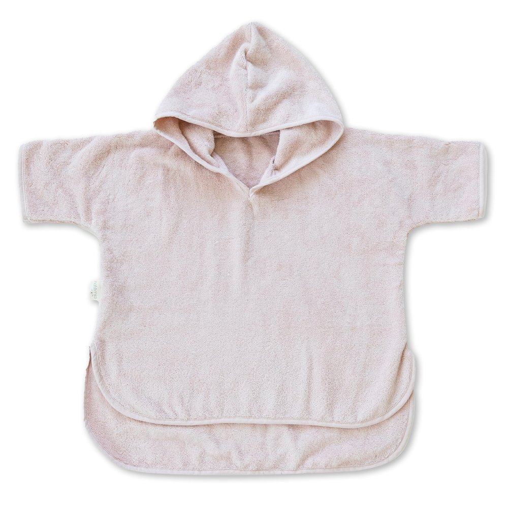 Natemia Hooded Towel Poncho  100% Organic Cotton - Kids & Toddler Beach Towel with Hood - GOTS Certified - Gentle on Sensitive Skin - Cozy Swim & Bath Towel for Boys, Girls - Perfect Registry Gift