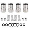 Hgkeke 2 Packs Ball Lock Keg Posts for Cornelius Keg Stainless Corny Keg Post 19/32-18 Female Thread Gas Post Keg Liquid Post Replacement O-Rings Ball Lock Keg Fittings (Post & Poppet &Spring) view 1