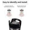 Hgkeke 2 Packs Ball Lock Keg Posts for Cornelius Keg Stainless Corny Keg Post 19/32-18 Female Thread Gas Post Keg Liquid Post Replacement O-Rings Ball Lock Keg Fittings (Post & Poppet &Spring) view 4