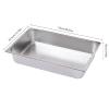 Gdrasuya10 14L Chafing Dish Buffet Set 600W 110V Electric Chafing Dish Stainless Steel Chaffing Server Set Chafer with Lid for Catering,Buffets,Parties (Temperature Range 30-90/ 86-194) view 2
