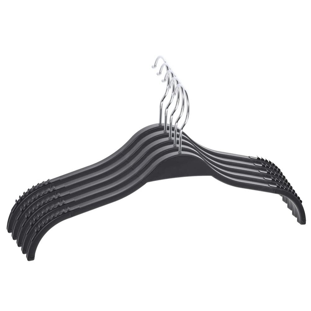 Cabilock 5pcs Non- Coat Hangers Sturdy - Clothing Racks for Home Hotel and Store Use Multi-Function Design for Coats and Skirts