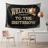 Tapestry for Bedroom Aesthetic Welcome to The Shitshow Tapestry Small Tapestry Tapestry Wall Art ( Size : 100X150CM ) view 2