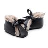 Baby Boots for Boys Size 4 Infant Snow Cotton Girls Shoes Warm First Walkers Baby Boots Soft Bowknot Plush Baby Shoes Warm Baby Shoes view 2