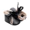 Baby Boots for Boys Size 4 Infant Snow Cotton Girls Shoes Warm First Walkers Baby Boots Soft Bowknot Plush Baby Shoes Warm Baby Shoes view 3