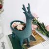 BOOMLATU Creative Resin Deer Statues Jewelry Tray Key Tray Organizer for Entryway,Table, Home,Bar and Office (Blue) view 3