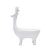 BOOMLATU Creative Resin Deer Statues Jewelry Tray Key Tray Organizer for Entryway,Table, Home,Bar and Office (White) view 1