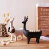 BOOMLATU Creative Resin Deer Statues Jewelry Tray Key Tray Organizer for Entryway,Table, Home,Bar and Office (White) view 3
