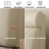 Bed Pillow Large Headboard Cushion Back Support Body Lumbar Backrest Reading Bolster King Size Wedge Decorative Pillow with Removable Cover,C,with headboard 39.3"/100cm view 3