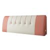 Headboard Wedge Pillow Rectangle Bolster Pillows for Daybed Bunk Bed Cushion Large Support Backrest Bed Rest Reading Pillow Lumbar Positioning Upholstered,A,No headboard 47.2"/120cm view 1