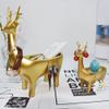 BOOMLATU Creative Resin Deer Statues Jewelry Tray Key Tray Organizer for Entryway,Table, Home,Bar and Office (Gold) view 3