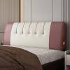 Headboard Wedge Pillow Rectangle Bolster Pillows for Daybed Bunk Bed Cushion Large Support Backrest Bed Rest Reading Pillow Lumbar Positioning Upholstered,C,with headboard 74.8"/190cm view 1