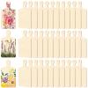 36 Pcs Wooden Mini Cutting Board with Handle Unfinished Wood Craft Mini Charcuterie Boards Paddle Blank Small Chopping Plank for DIY Kitchen Cooking Vegetables Decor(9.4 x 5.1 Inch) view 1