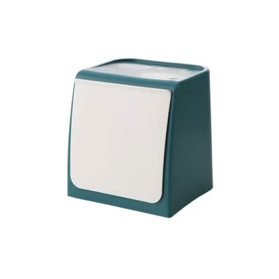 TOMYEUS Bathroom Trash Can Kitchen Wall Mounted Trash Can Creative Punch-Free Litter Case Bathroom Multifunctional Garbage Storage Box Waste Bin (Color : A)