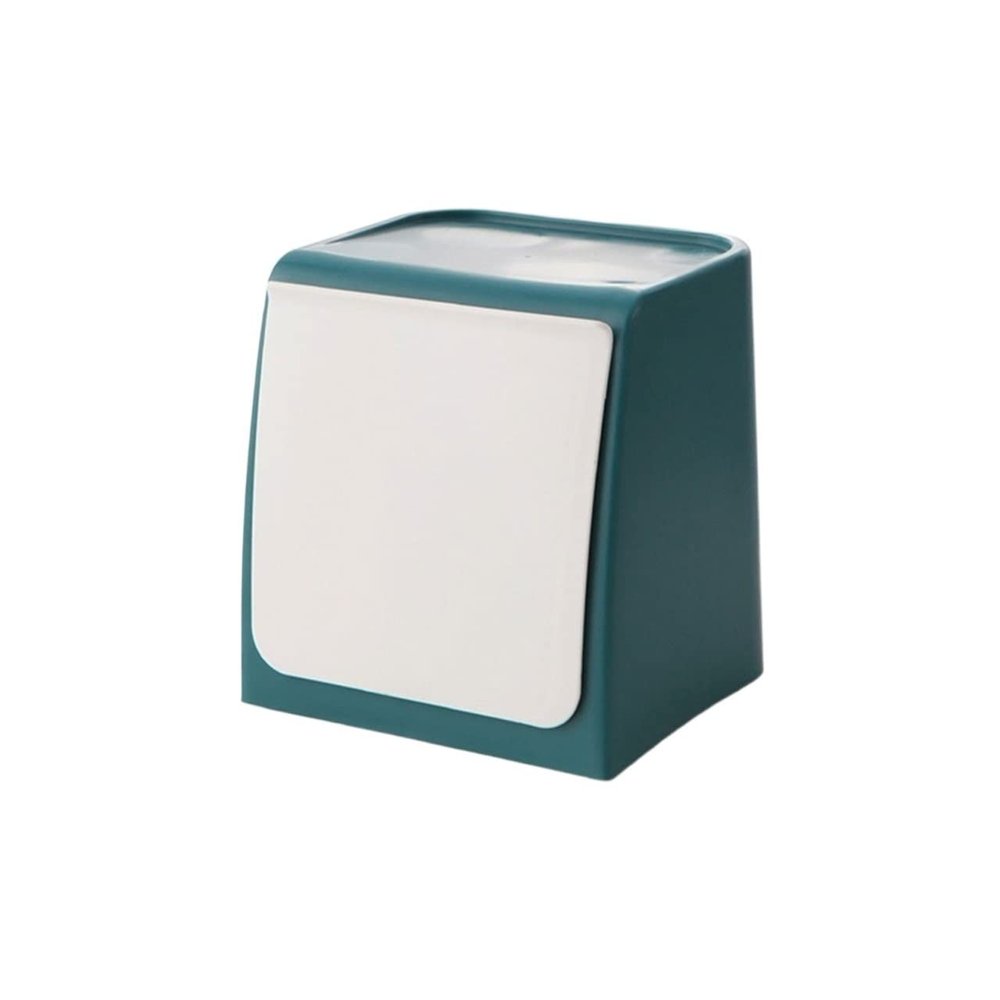 TOMYEUS Bathroom Trash Can Kitchen Wall Mounted Trash Can Creative Punch-Free Litter Case Bathroom Multifunctional Garbage Storage Box Waste Bin (Color : A)