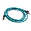 Eonvic M12 8 Pin A-Coded Male to RJ45 Industrial Sensor Cable Shielded High Flex Cable for Industrial Sensor, PLC, Automation Equipment (2M, Blue) view 3