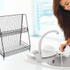 CALLARON Water Cup Organizer Double Design for Efficient Draining and Display for Home Kitchen and Dining for Tea and Coffee Cups view 2