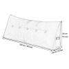 Karnado Wedge Pillows for Sitting in Bed Long Couch Pillows for Living Room Headboard Pillows for Queen Size Bed Soft and Comfortable Reading Pillows Sofa Back Cushion view 2