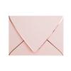 50 Pack A6 Pink Envelopes With Rose Gold Border 4 x 6 - V flap, Quick Self Seal, For 4x6 Cards| Perfect for Weddings, Invitations, Photos, Graduation, Baby Shower (Pink-rose golden border) view 1