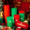 Youyole 60 Pcs Reusable 16 oz Plastic Tumblers - Christmas Stadium Cups, Dishwasher Safe, Ideal for Christmas Party Supplies (Classic) view 4