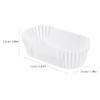1000 PCS Loaf Bread Baking Liners Paper Loaf Pan Liners Disposable for Cakes Snacks Cupcakes Muffins Recyclable view 2