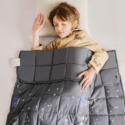 Topcee Weighted Blanket (7 lbs, 40" x 60") Cooling Throw Heavy Blanket for Sleeping Apply to 40-60 lbs, Soft Thick Breathable Blanket with Glass Bead, Easy Care