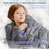 Topcee Weighted Blanket (7 lbs, 40" x 60") Cooling Throw Heavy Blanket for Sleeping Apply to 40-60 lbs, Soft Thick Breathable Blanket with Glass Bead, Easy Care view 3