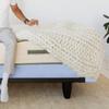 Fabricom Box Spring Cover Cal-King Size - 100% Egyptian Cotton Wrap Around 4 Sides Bed Skirt for Hotel & Home, Fits Box Springs up to 16 - Cal-King, Light Blue view 3