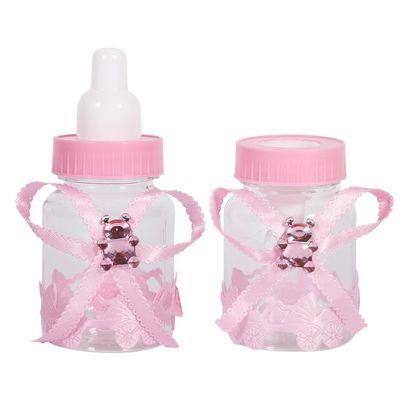 Candy Chocolate Bottles Box Artificial Flower Rose for Infants Shower Bottles Party Favors Gifts Decorations (Pink), 50Pcs Feeding Bottle Candy Box, 50Pcs Feeding Bottle Candy Box, Candy Chocolate B