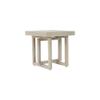Unique Furniture Contemporary Wood End Table in Barley Natural view 4