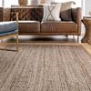 Yonir Exports Rectangle Hand Braided Natural Grey Jute Living Room Area Rug Carpet, Rugs for Living Indoor & Outdoor-2x10 Feet view 4