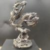 4.33In 3D Brass Dragon Casting Statue,Animal Metal Zodiac Dragon Figurine Home Office Decor Desktop Crafts Sculpture Decoration Collection view 2