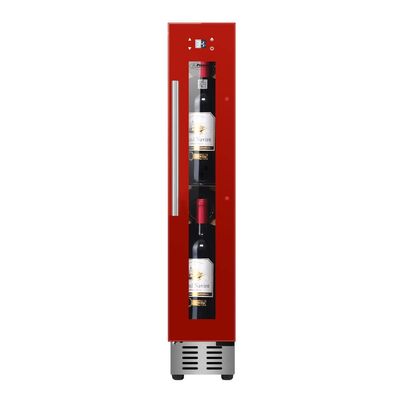 Pinnacle AppliancesPinnacle WR 009 R Slim Wine Refrigerator with Compressor Cooling - 9 Bottle Capacity, Red