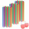 1000 Neon Cocktail Party Mix Drinks Sticks Stirrers Straws 7.5" Coffee Stir Sip view 3