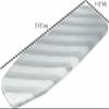Ironfix Built-in Heat-Resistant Sleeve Board Replacement Cover Pad for Wall Mounted Ironing Boards Made in Germany view 2