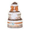 Harvest Truck Pumpkin Diaper Cake - Baby Shower Centerpiece - New Baby Gift view 1