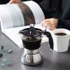 6 Cups Stainless Steel, Italian Octagonal Household Brewing Coffee Pot, Stovetop Espresso Maker Pot, Ergonomic Handle Design, Use Friends view 4