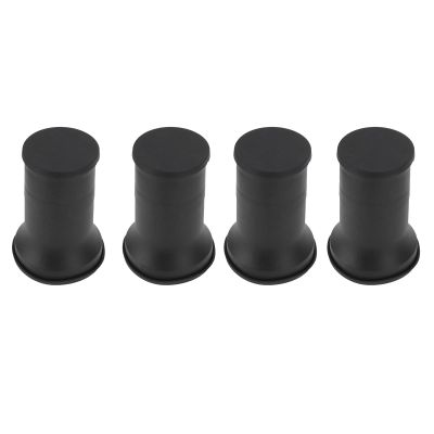 Asixxsix Bed Risers, 4Pcs Stackable Heavy Duty Bed and Furniture Risers with Non Slip Rubber Pads Adjustable Round Plastic Bed Risers for Sofa Bed Table Chair , Chair Risers Table