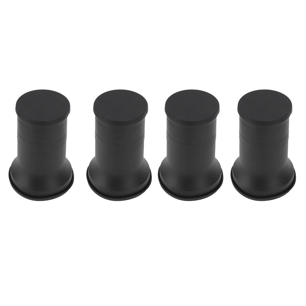Asixxsix Bed Risers, 4Pcs Stackable Heavy Duty Bed and Furniture Risers with Non Slip Rubber Pads Adjustable Round Plastic Bed Risers for Sofa Bed Table Chair , Chair Risers Table