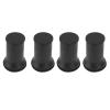 Asixxsix Bed Risers, 4Pcs Stackable Heavy Duty Bed and Furniture Risers with Non Slip Rubber Pads Adjustable Round Plastic Bed Risers for Sofa Bed Table Chair , Chair Risers Table view 1