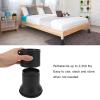 Asixxsix Bed Risers, 4Pcs Stackable Heavy Duty Bed and Furniture Risers with Non Slip Rubber Pads Adjustable Round Plastic Bed Risers for Sofa Bed Table Chair , Chair Risers Table view 4
