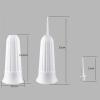 HomeLoft Basics 2 Pack Cemetery Cone Vase with Stake and Base, White view 2