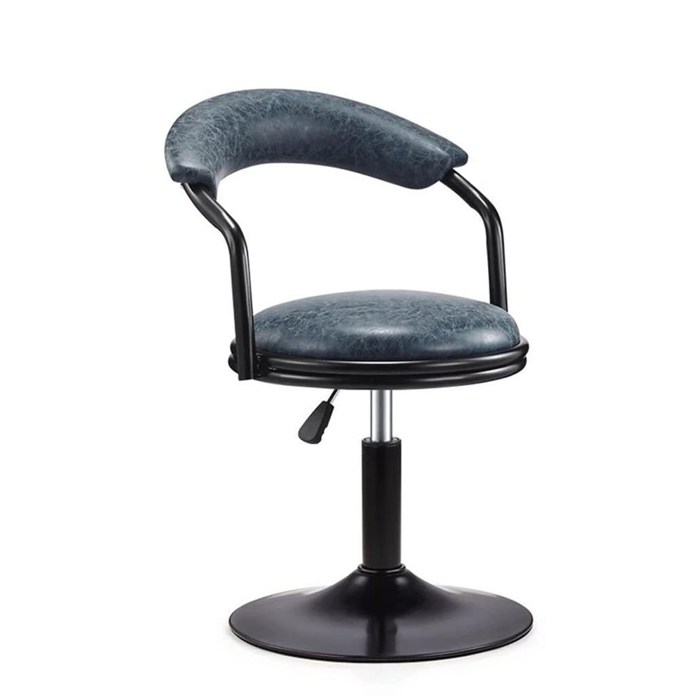 moisture Barstools Kitchen Counter Modern Bar Stool Nordic Home Living Room Kitchen Dining Room Chair with Adjustable Lift Height Chair Swivel Bar Chair Barstools Set (Color : Bronze, Size : H55cm)