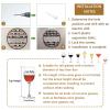 Black Hanging Wine Rack Wine Storage Holder Champagne Goblet Stemware Wine Bottle Shelf Kitchen Bar Wall-Mounted Round Racks (Size : 85cmx10cmx85cm) view 4